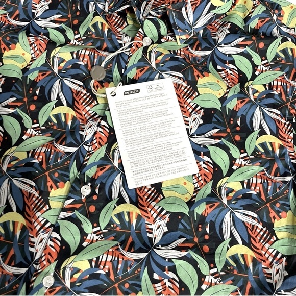 NEILL KATTER floral and leaf pattern size L - Picture 5 of 7